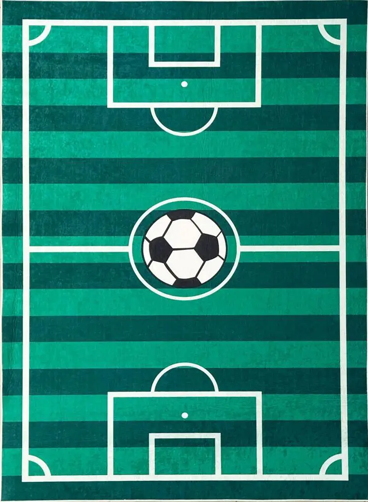 Çocuk Bebek Genç odası eğitici oyun Halısı Futbol Sahası temalı Yeşil Halı Kaymaz Taban Yıkanabilir Çocuk Bebek Genç odası eğitici oyun Halısı Futbol Sahası temalı Yeşil Halı Kaymaz Taban Yıkanabilir
