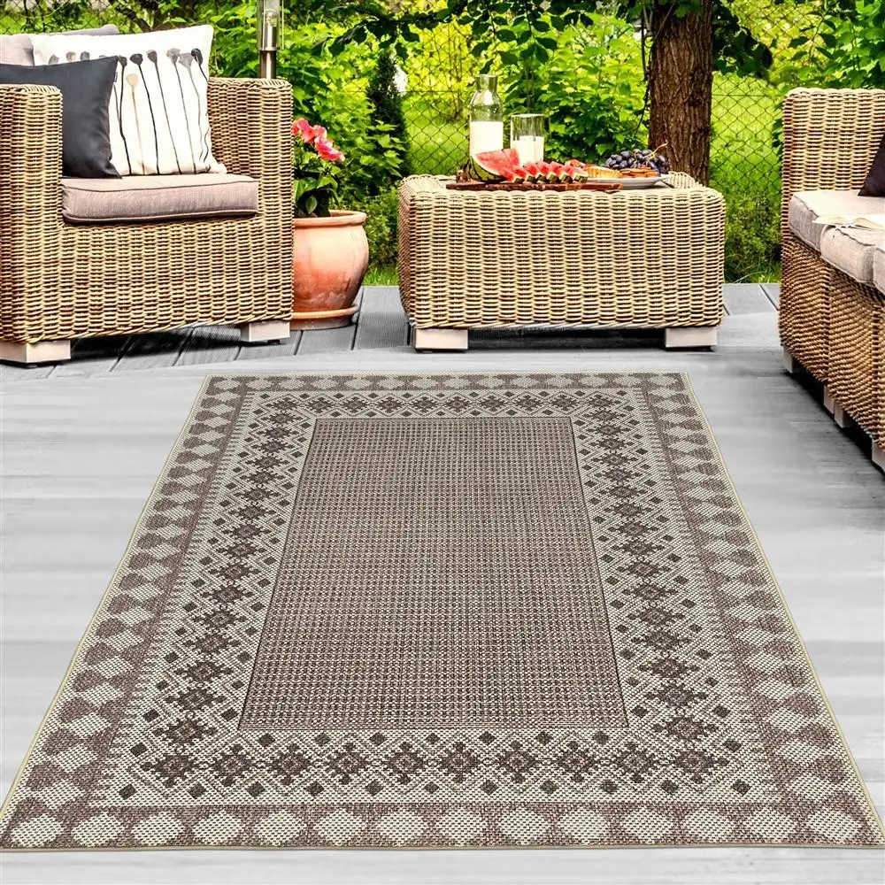 Dış Mekan Jüt Hasır Halı Dokuma Taban kilim desenli Krem Bej Dış Mekan Jüt Hasır Halı Dokuma Taban kilim desenli Krem Bej