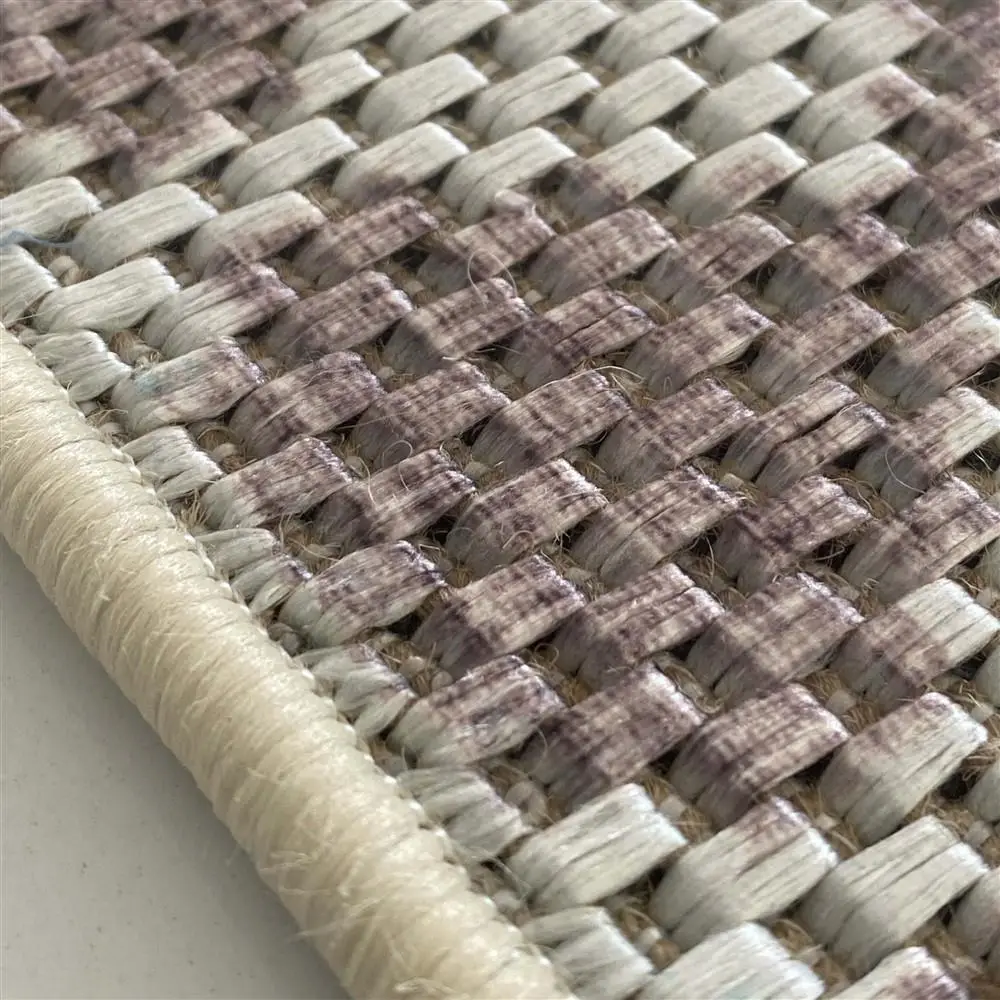 Dış Mekan Jüt Hasır Halı Dokuma Taban kilim desenli Krem Bej Dış Mekan Jüt Hasır Halı Dokuma Taban kilim desenli Krem Bej