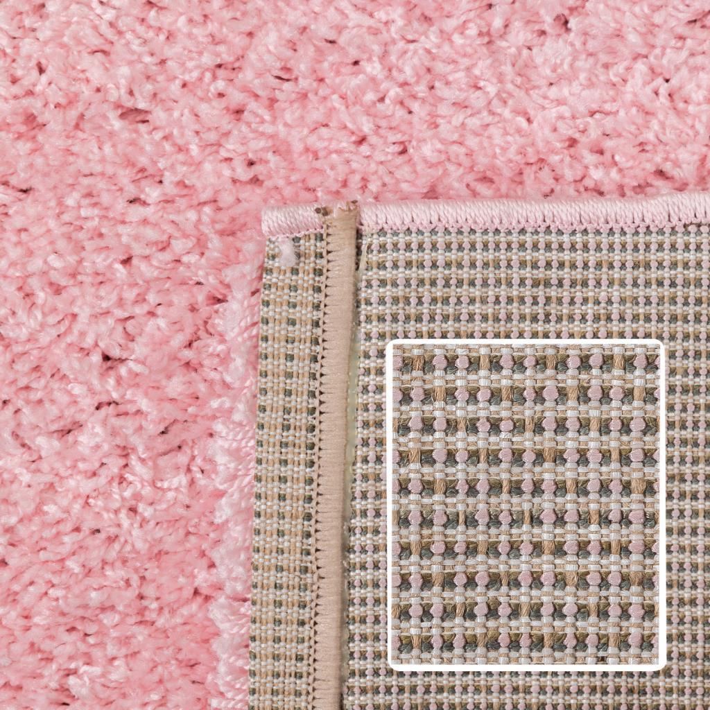 Yuvarlak Shaggy Halı Post Pelüş Halı Salon Halısı Oda Halısı 30 mm tüylü Düz Pembe renkli Yuvarlak Shaggy Halı Post Pelüş Halı Salon Halısı Oda Halısı 30 mm tüylü Düz Pembe renkli
